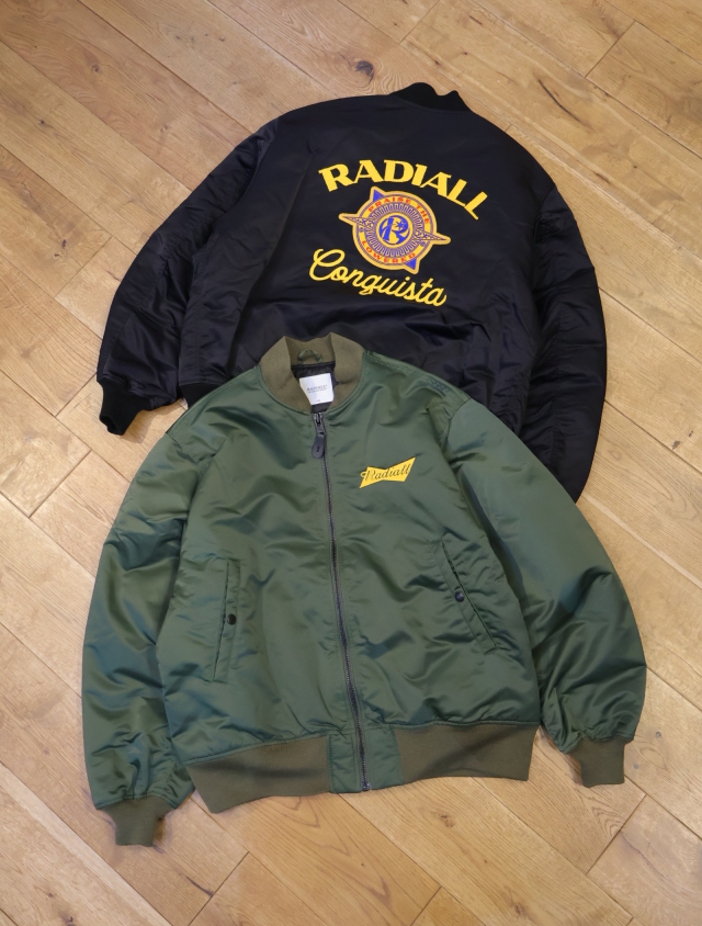 RADIALL　　「CLUB HOUSE - TANKERS JACKET 」　 ナイロン パデッドタンカースジャケット