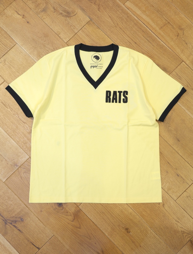 RATS　「V-NECK TRIM TEE」　　Vネック トリムティーシャツ