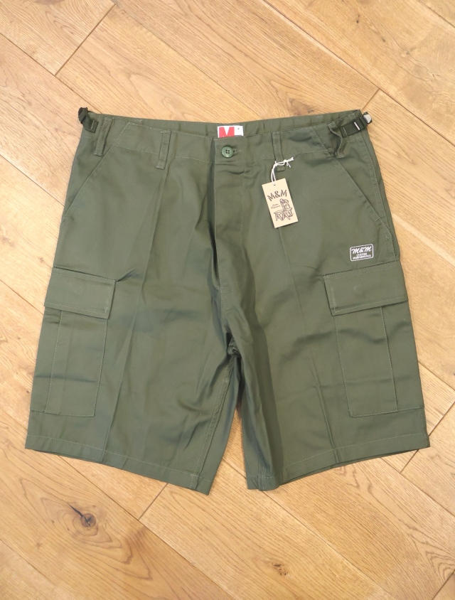 M&M custom performance カーゴショーツ　ショーツ M&M CUSTOM PERFORMANCE - B.D.U. Shorts (KHAKI) / ミリタリー