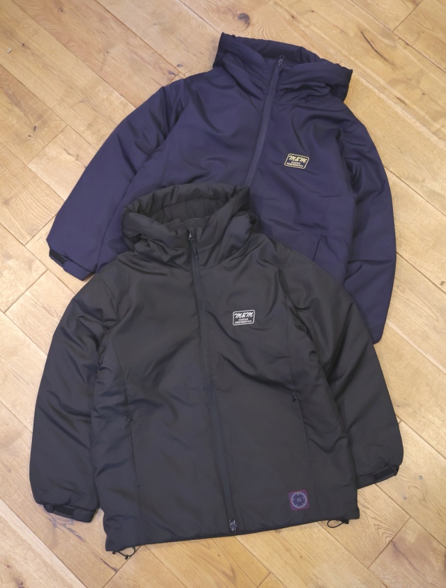M&M CUSTOM PERFORMANCE  　「Insulated Full Zip Parka」　パデッド フーディージャケット