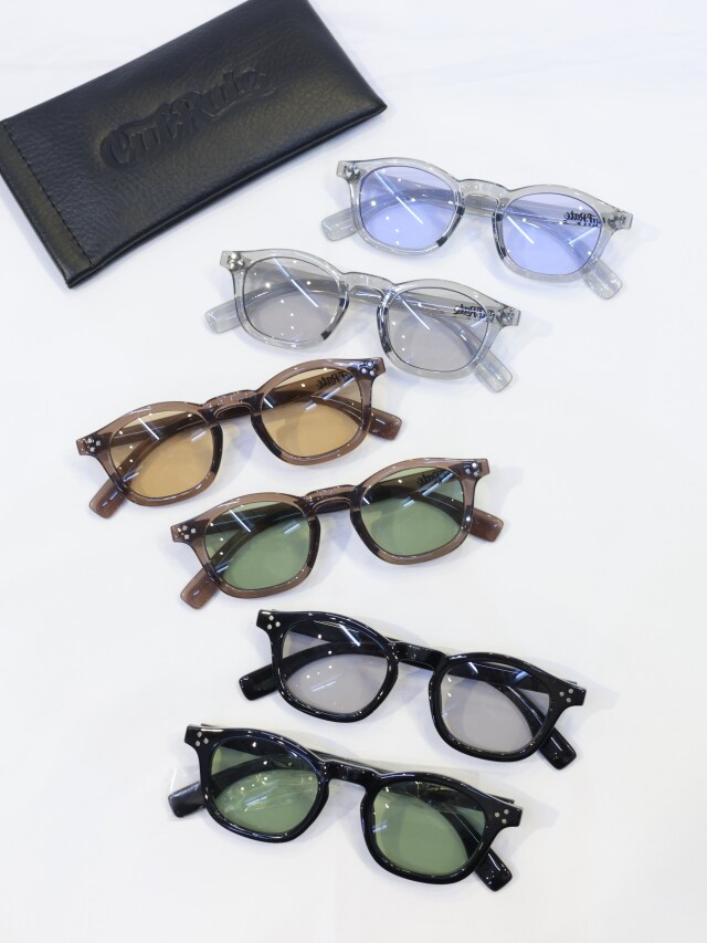 CUT RATE 　「CUTRATE LOGO GLASSES」　ウェリントンタイプサングラス