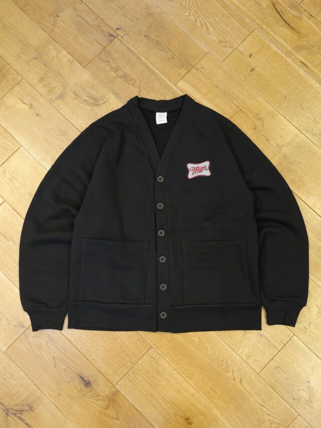 MINE 「Patch Cardigan」　スウェットカーディガン
