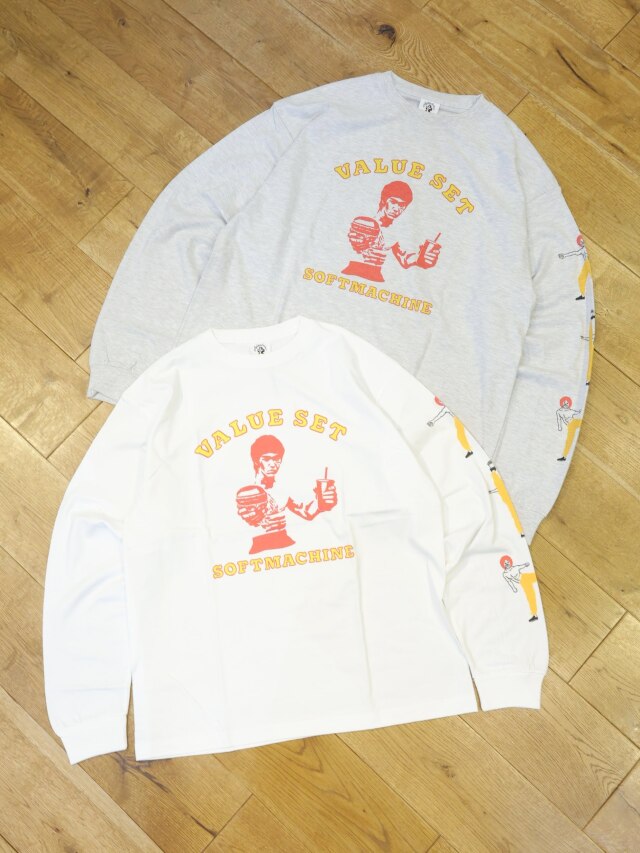 SOFTMACHINE　　「VALUE SET L/S」　プリントロングスリーブティーシャツ