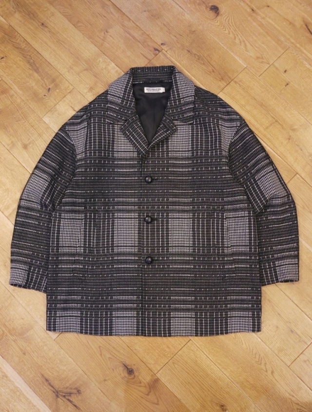 cootie Glen Check Wool Chester Coat kj イントラクイット 着