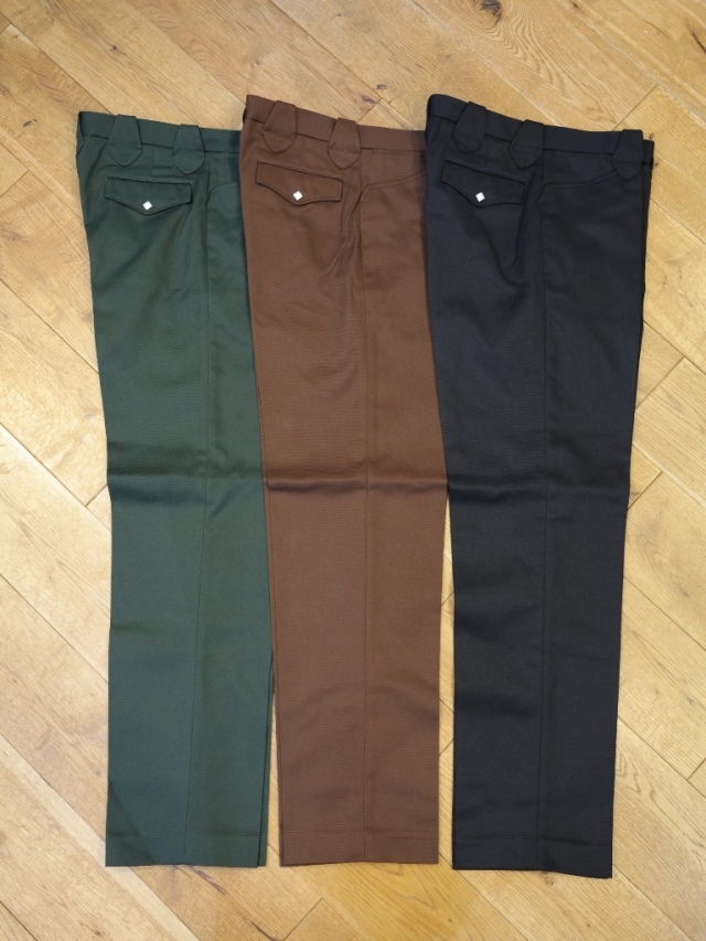 MASSES　「WESTERN PANTS TC」　T/Cツイル トラウザーパンツ