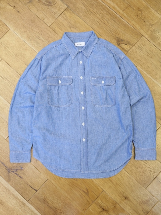 MASSES　「CHAMBRAY SHIRT」　シャンブレーシャツ