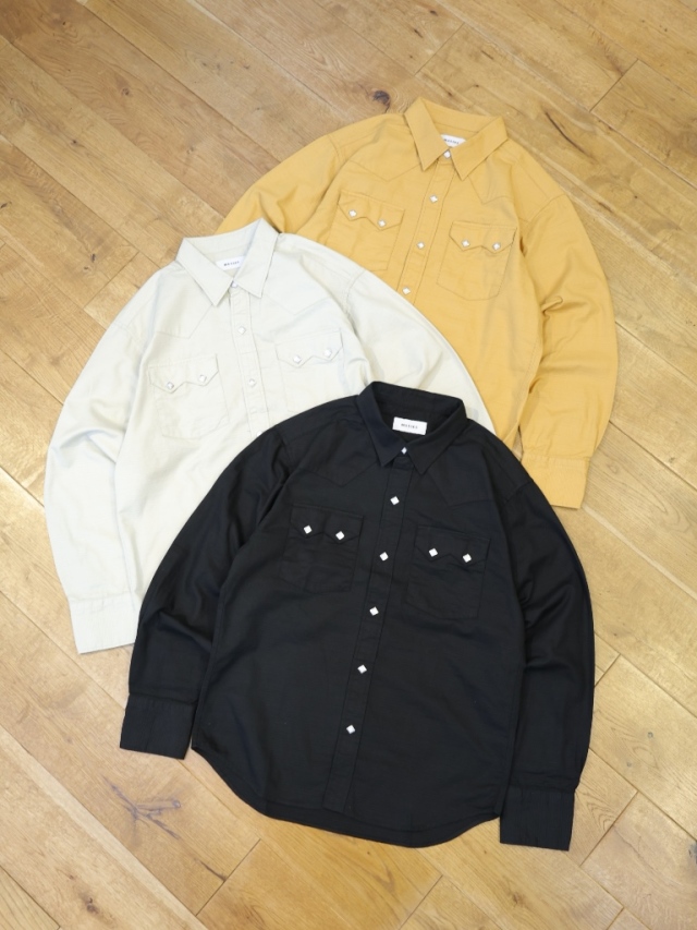 MASSES　「WESTERN SHIRT NP」　ウエスタンシャツ