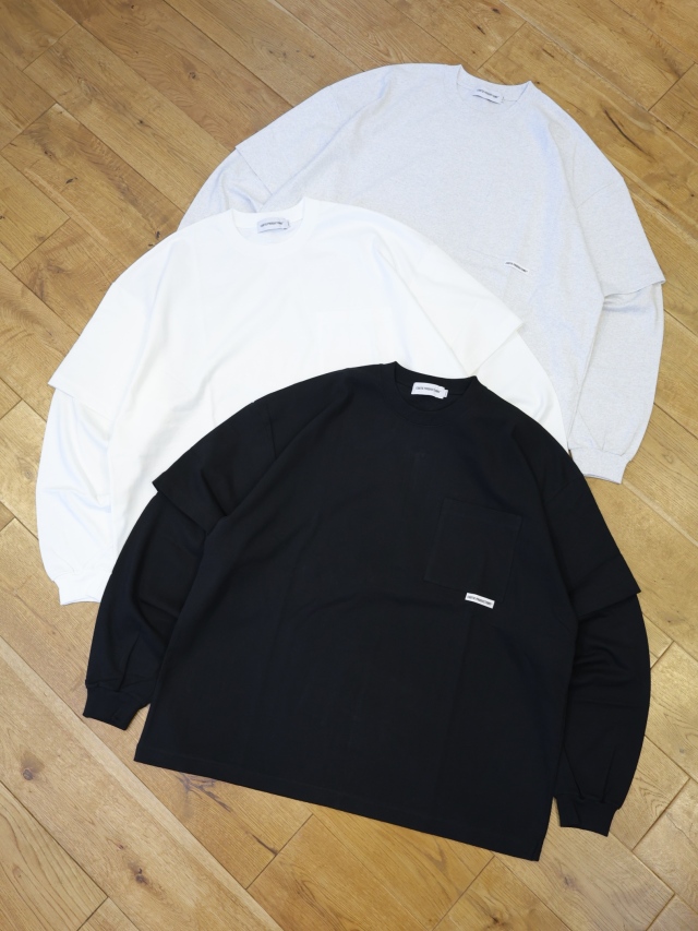 COOTIE　「Open End Yarn Cellie L/S Tee」　レイヤード ロングスリーブティーシャツ