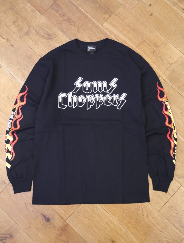 SAMS MOTORCYCLE 「FLAMES LONG SLEEVE TEE」 プリントロング