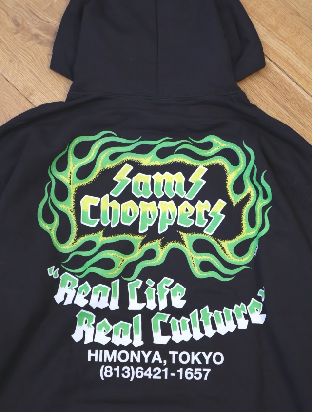 SAMS MOTORCYCLE 「FLAMES HOODIE」 プルオーバースウェットパーカー