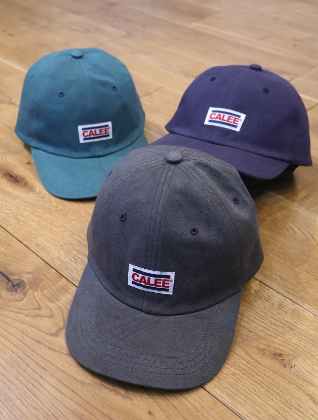 CALEE 　　「NAME TAG CAP」　　6パネル スナップバックキャップ