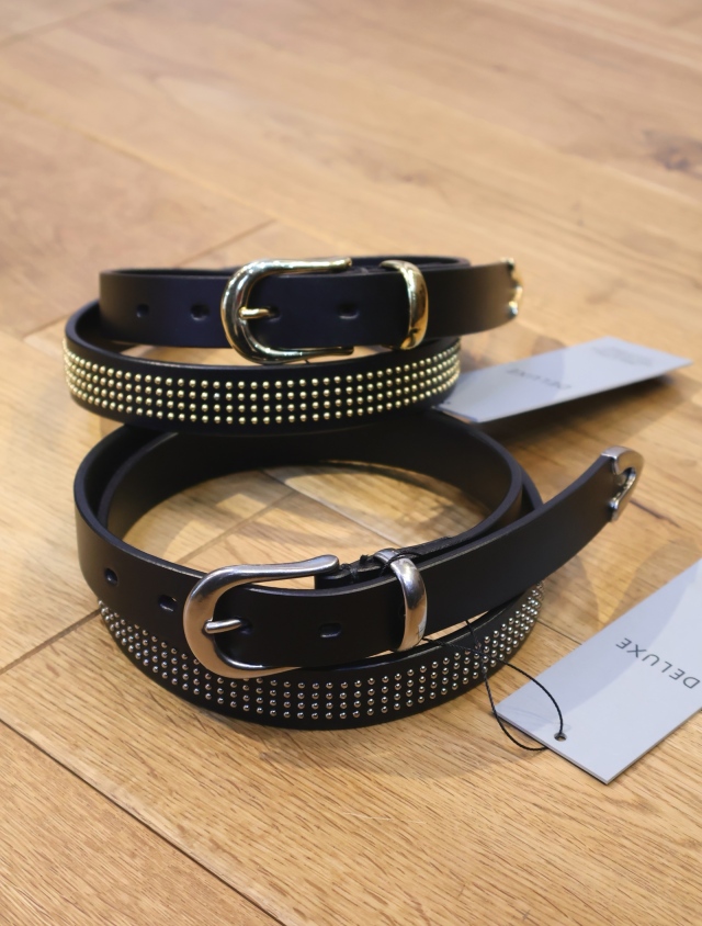 DELUXE x MINEDENIM　 「DELUXE x MINEDENIM NO COUNTRY」　レザーナローベルト