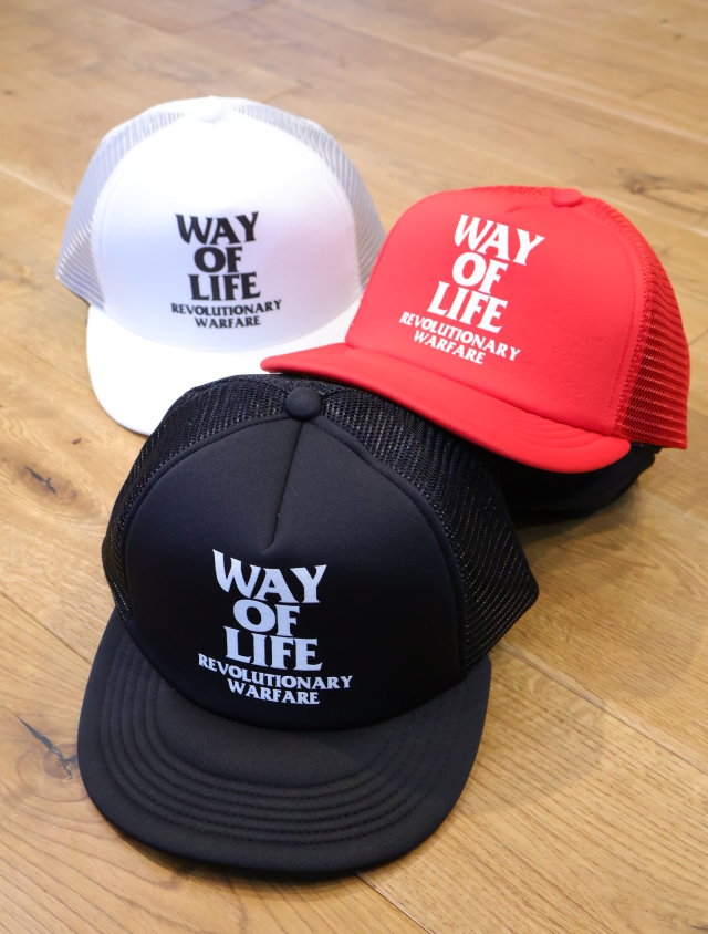 RATS　「MESH CAP “WAY OF LIFE”」　メッシュキャップ