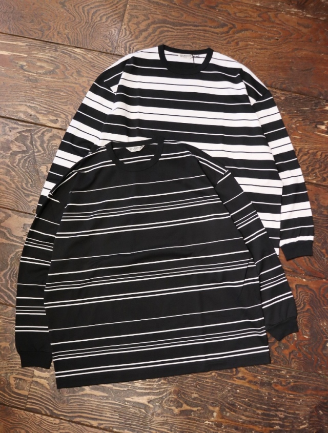 COOTIE 「 Supima Border Oversized L/S Tee 」 オーバーサイズ ボーダーロングスリーブティーシャツ COOTIE 「 Supima Border Oversized L/S Tee 」 オーバーサイズ ボーダーロングスリーブティーシャツ
