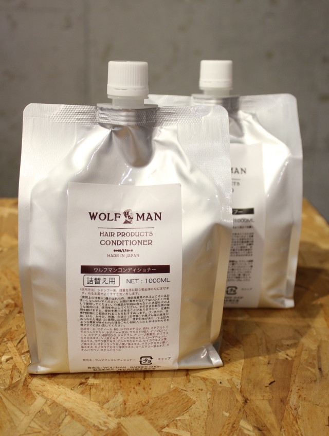 GLAD HAND　 「WOLFMAN - SHAMPOO ＆ CONDITIONER REFILL」 　シャンプー＆コンディショナー詰め替え用