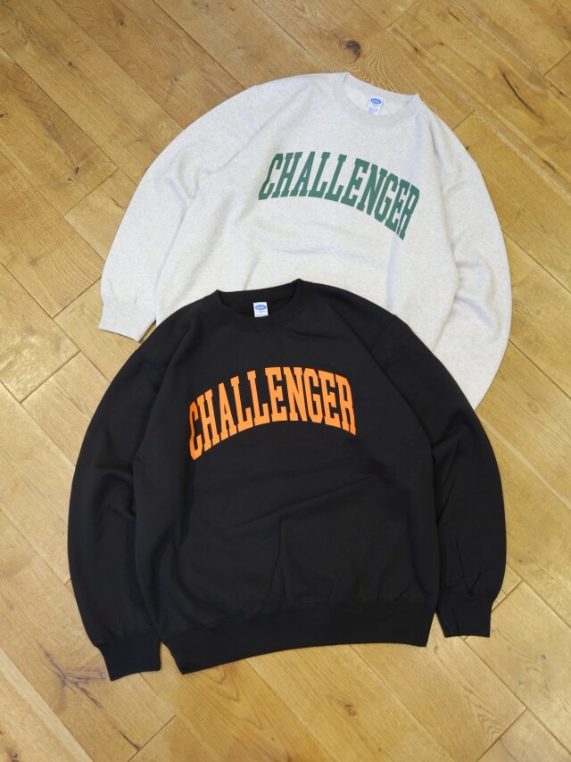 CHALLENGER　「COLLEGE C/N SWEAT」　スウェットクルーネック
