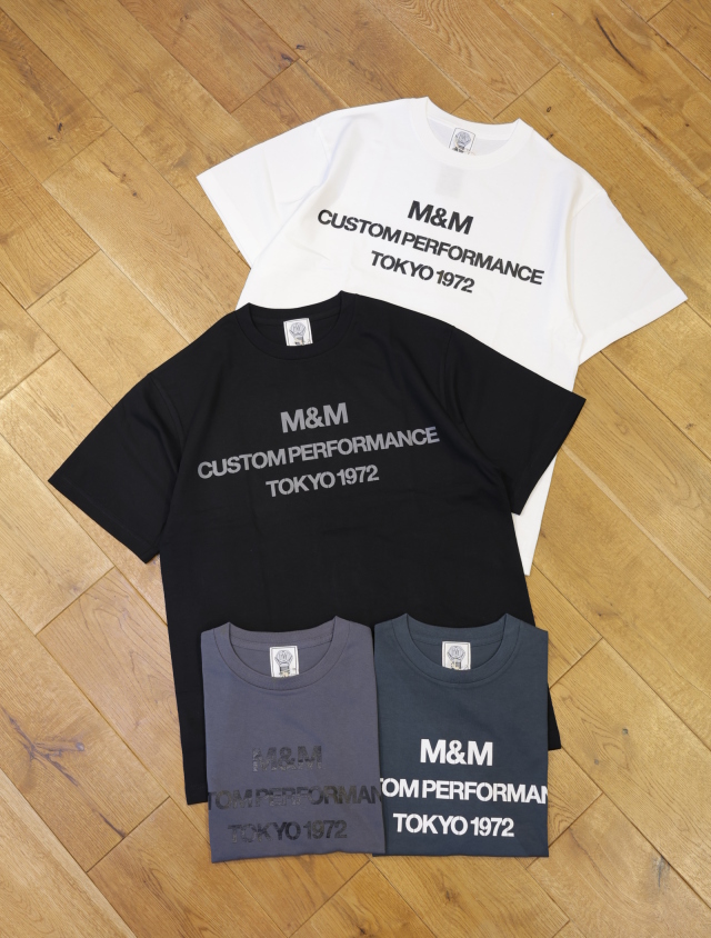 【6月2日 発売！】M&M CUSTOM PERFORMANCE  　「PRINT TEE」　プリント ティーシャツ
