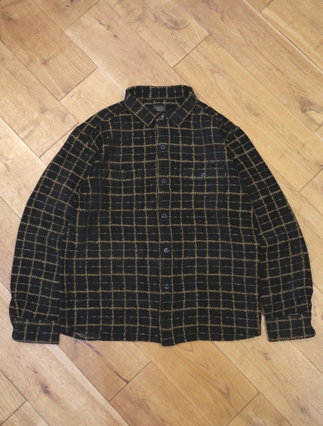 RATS　　「MOLESKIN CHECK SHIRT」　　モールスキン チェックシャツ
