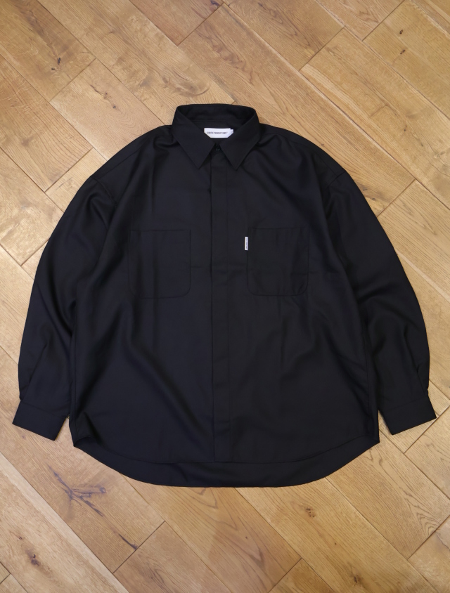 COOTIE　「TECHWOOL® Fly Front L/S Shirt」　 フライフロントシャツ