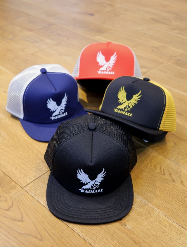 RADIALL　　「EAGLE TIP - TRUCKER MESH CAP」　5パネル メッシュトラッカーキャップ