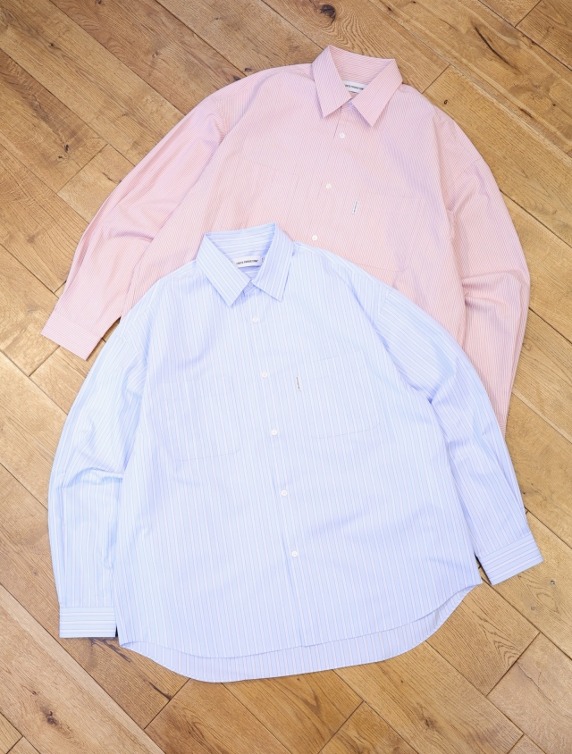COOTIE 　「Stripe Broad L/S Shirt」　ストライプ ブロードシャツ