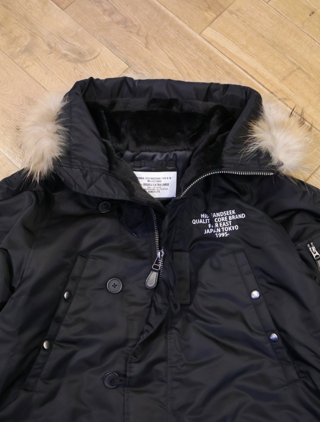 Hide and Seek×AVIREX 「HS×AVIREX N-3B」 N-3B パデッドフライト