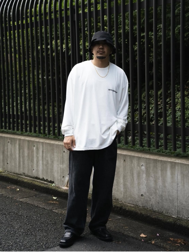 COOTIE 「Dry Tech Jersey Oversized L/S Tee」 オーバーサイズ