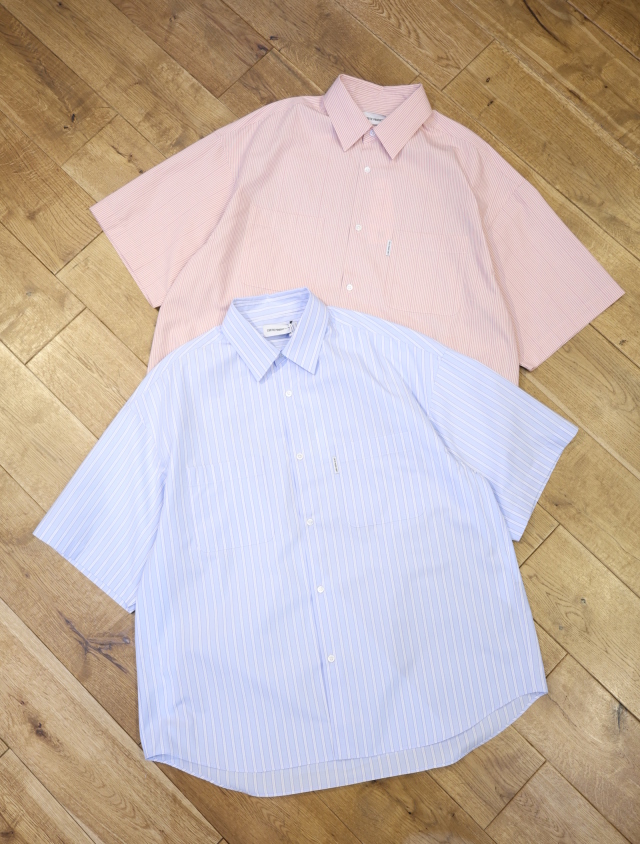 COOTIE 　「Stripe Broad S/S Shirt」　ストライプ ブロードシャツ