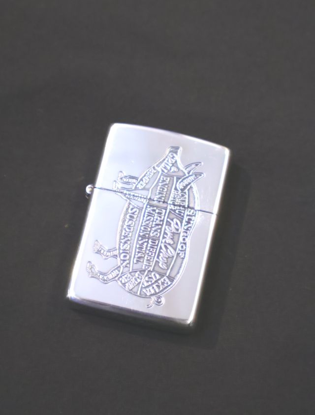 廃盤 「Poppin Pig」タグ付き PORKCHOP GARAGE SUPPLY 「PORKZIPPO 2025」 BRASS製 ZIPPO