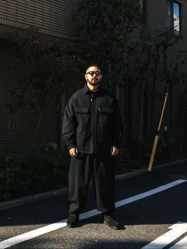 COOTIE 「CA/W Melton CPO Jacket 」 ウールメルトン CPO ジャケット