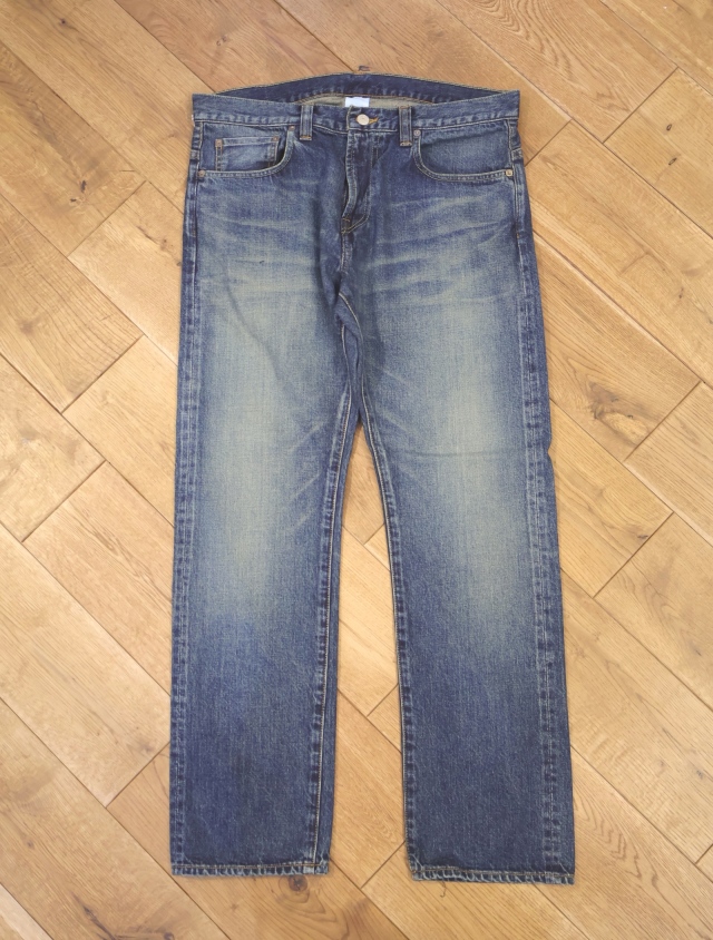 CALEE 「VINTAGE REPRODUCT TAPERED DENIM PANTS <UB CALEE 「VINTAGE REPRODUCT TAPERED DENIM PANTS <UB