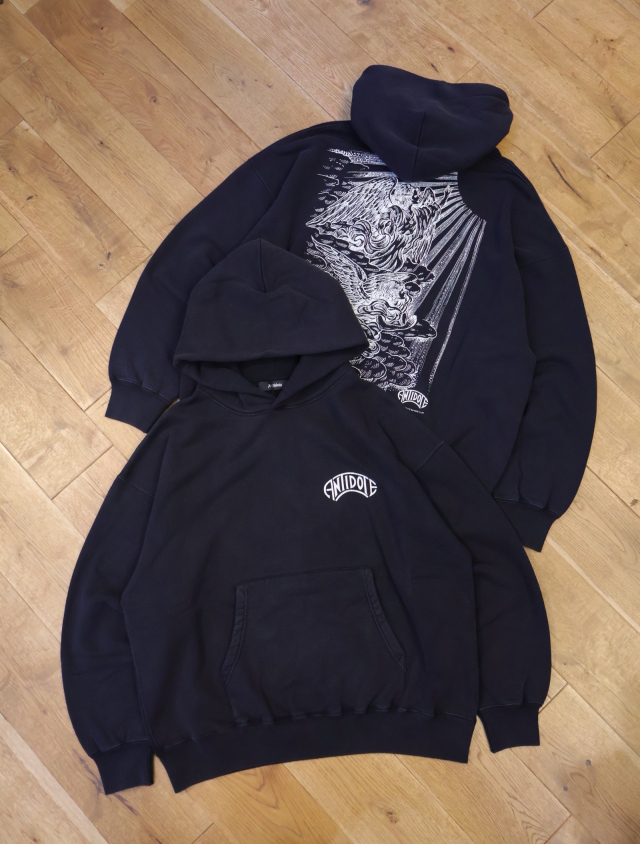 ANTIDOTE BUYERS CLUB　「Fade Wash Sweat Parka (Holy Angels)」　フェードウォッシュ スウェットパーカー