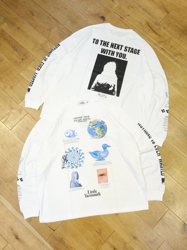 Little Yarmouth　 「Psychedelic T-Shirts」　プリントロングスリーブティーシャツ