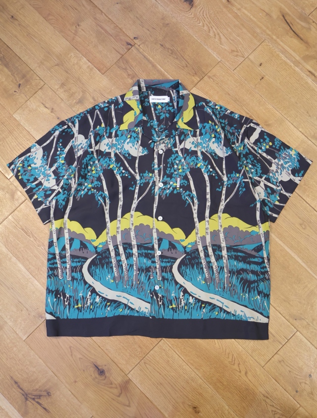 COOTIE　　「Rayon Open Collar S/S Shirts」　レーヨン オープンカラーシャツ
