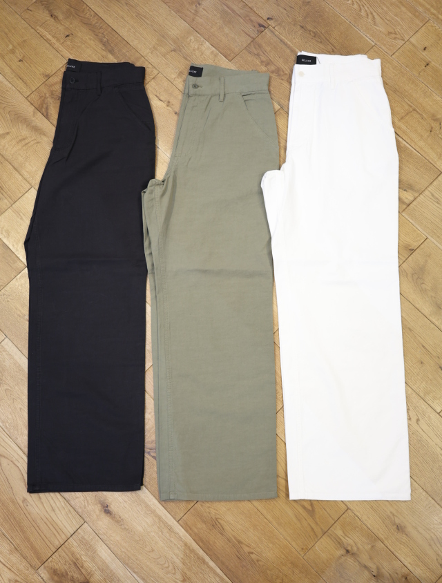 DELUXE 　 「WAGON」　コットンリネン 5ポケットワイドパンツ