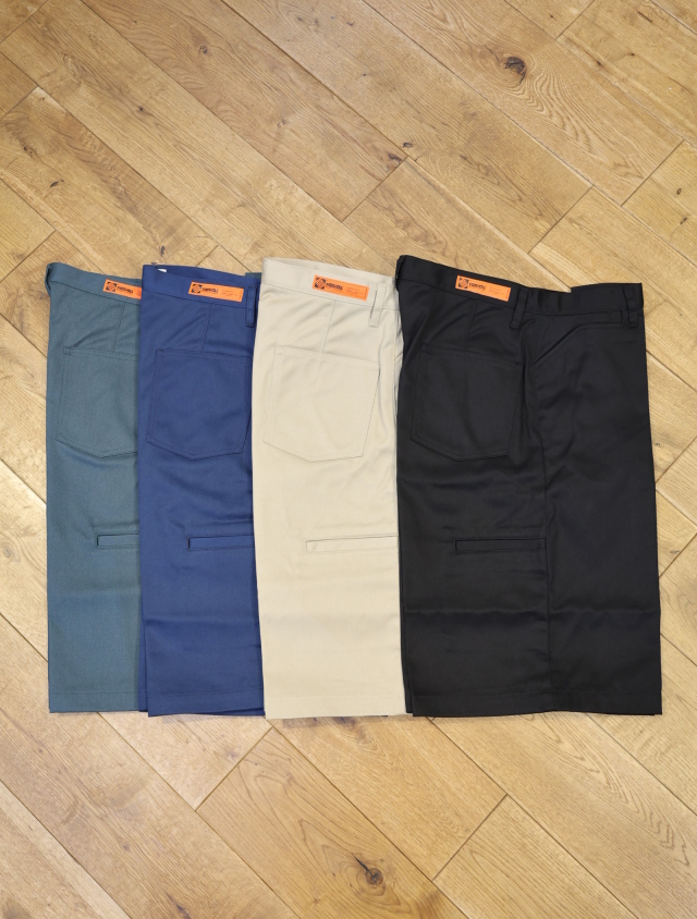 RADIALL　　「CNQ DUMPS - WIDE FIT SHORTS」　T/Cツイル ワイドフィット ワークショーツ