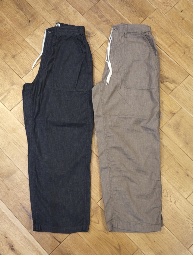 CALEE　　「LIGHT DENIM BAIKER PANTS」　ライトデニム ベイカーパンツ