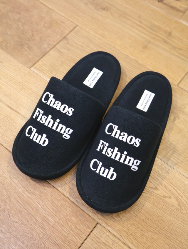 Chaos Fishing Club　「Logo Room Shoes」　ルームシューズ
