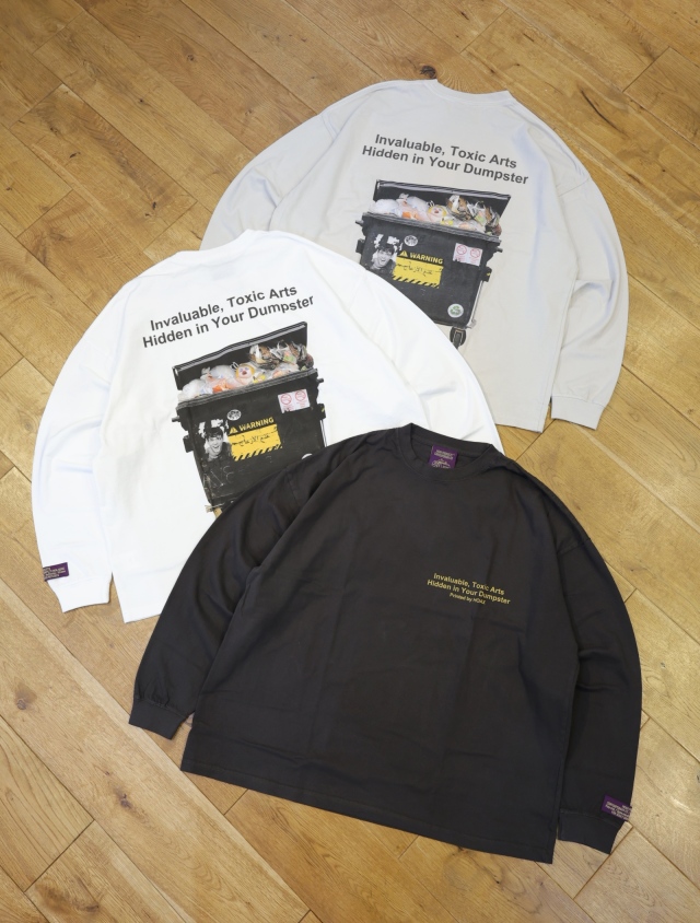 HOAX PRODUCTS 　「Dumpster L/S Tee」　プリントロングスリーブティーシャツ
