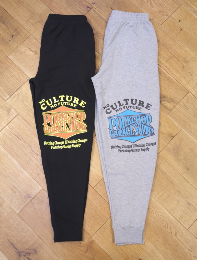 【9月28日 発売！】PORKCHOP GARAGE SUPPLY　「WAVE LOGO SWEAT PANTS」  スウェットパンツ