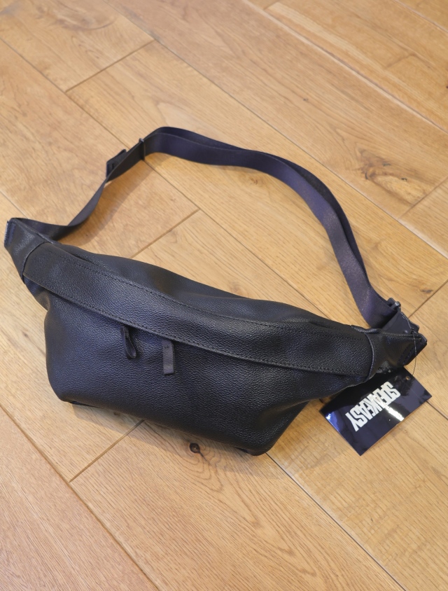RADIALL × SPEAKEASY 　「KAWASAKI - WAIST BAG」　レザーウエストバッグ