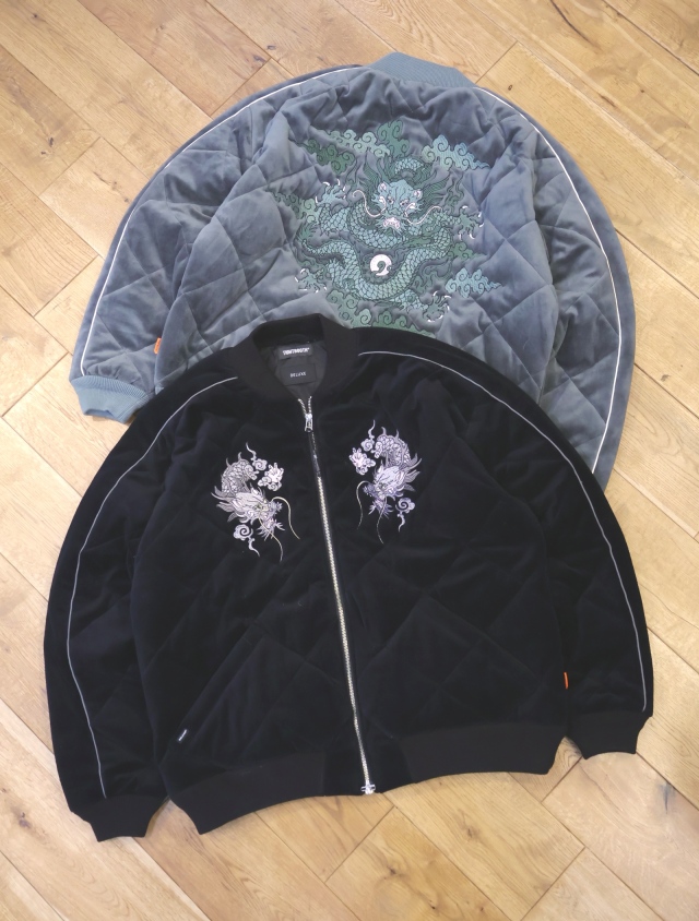 DELUXE x TIGHTBOOTH 「DELUXE x TIGHTBOOTH VELOUR SOUVENIR JKT