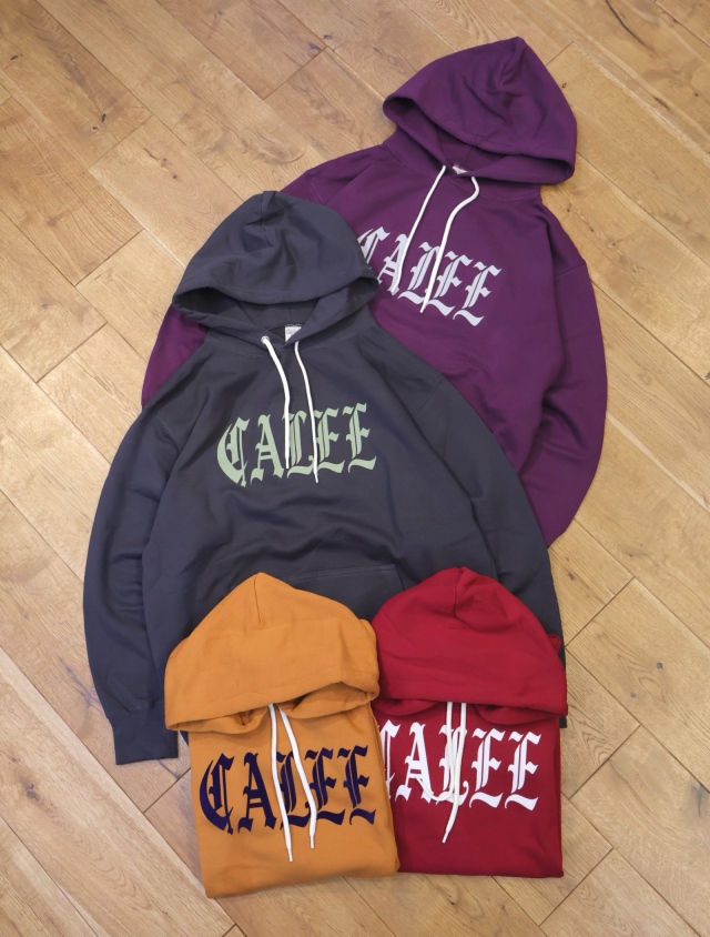 CALEE　　「O/E LOGO PULLOVER HD」　　プルオーバーフーディー