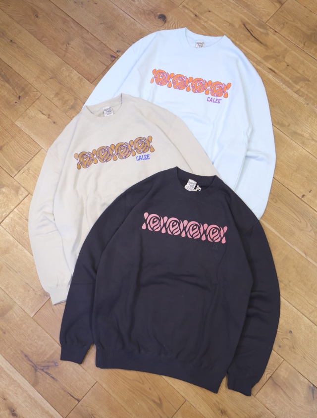 CALEE　　「FIRST SIGHT CREW NECK SW」　　クルーネックスウェット