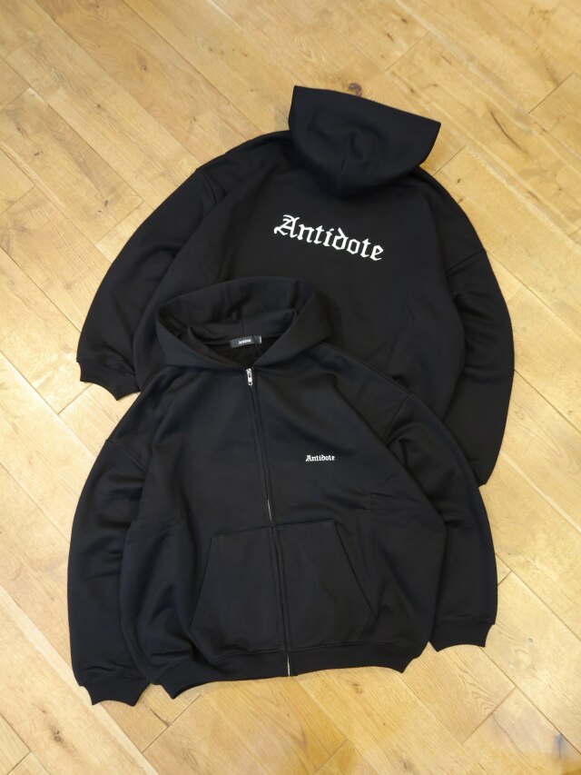ANTIDOTE BUYERS CLUB　「ASIC Sweat Zip Parka」　ワイドシルエット ジップフーディー