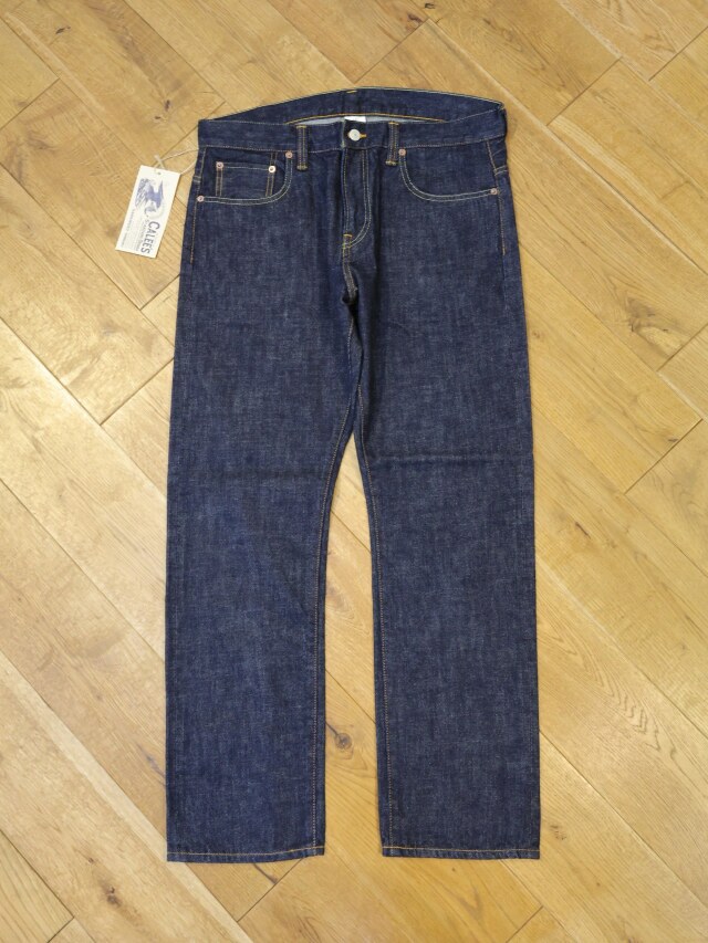 CALEE　　「VINTAGE REPRODUCT TAPERED DENIM PANTS ＜OW＞」　テーパードデニムパンツ