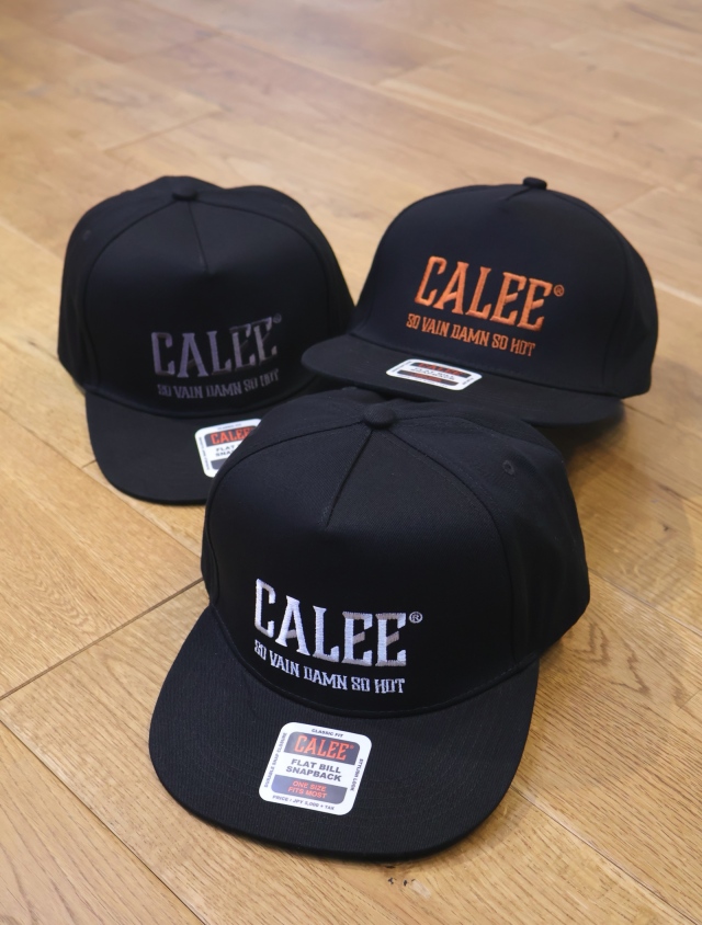 CALEE 　　「CALEE NATIONAL LOGO SOUVENIR CAP」　　5パネルスナップバック キャップ