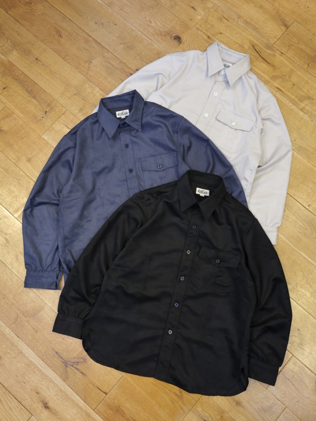 CALEE　　「FAUX SUEDE CPO SHIRT」　フェイクスウェード CPOシャツ