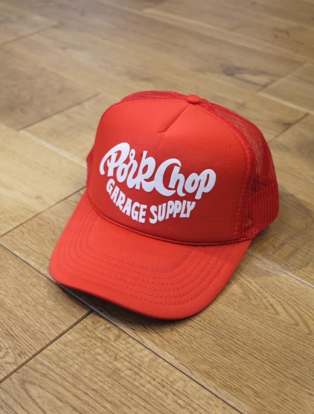 PORKCHOP GARAGE SUPPLY 「PORKY MESH CAP」 5パネルメッシュキャップ