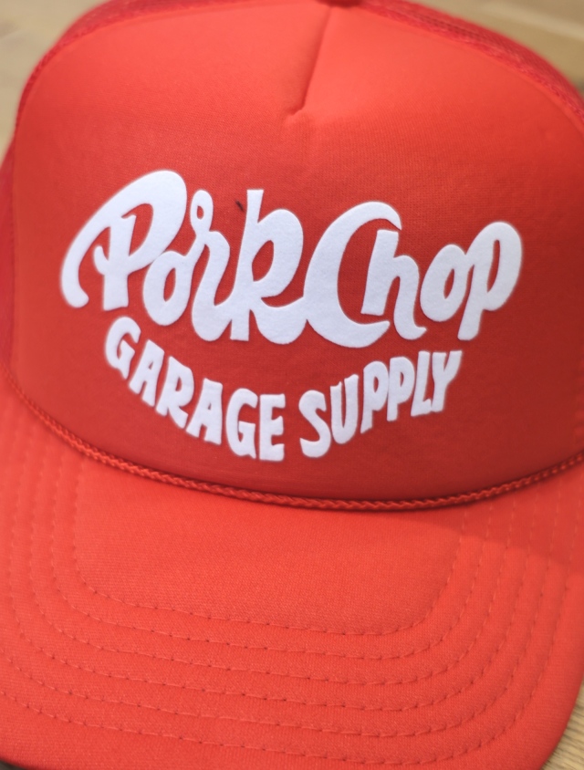 PORKCHOP GARAGE SUPPLY メッシュキャップ PORKCHOP GARAGE SUPPLY 「PORKY MESH CAP」 5パネルメッシュキャップ